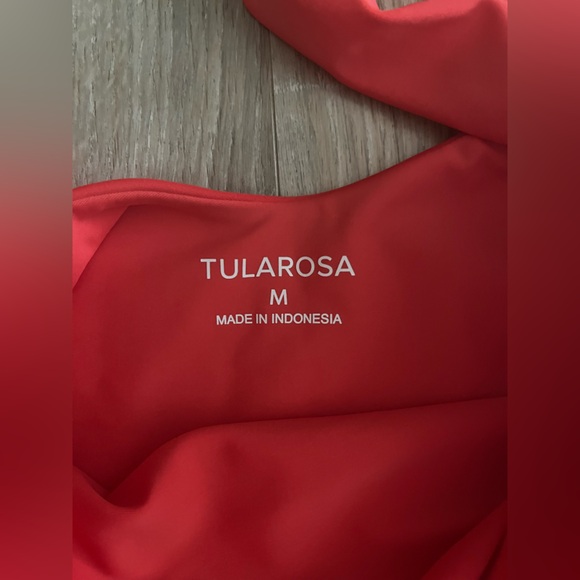 Revolve TulaRosa Women’s Flirty One Piece in Red Bathing Suit - Size Medium - Picture 5 of 9